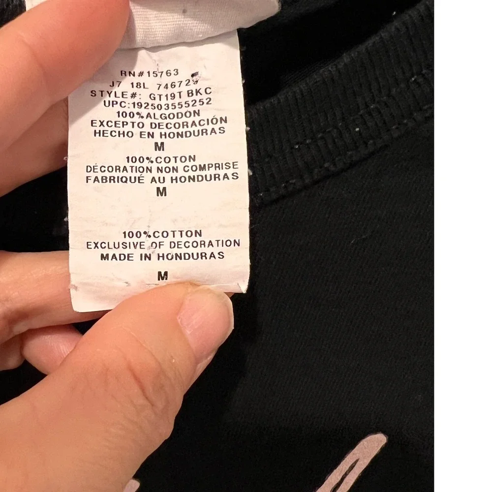 Champion Naturel Cookie Monster T-Shirt Black Graphic‎ Print Mens Medium - Picture 8 of 10